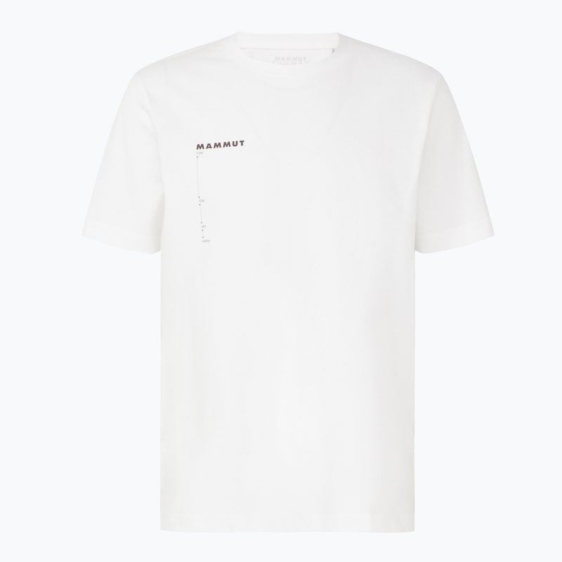 Pánské tričko na lezení Mammut Base T-Shirt Men Avy white 4