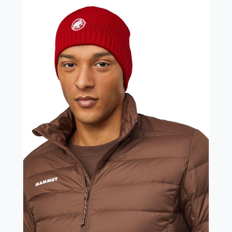 Zimní čepice Mammut Sublime Beanie dark mammut red 3