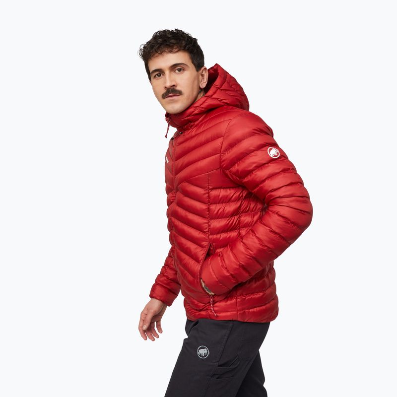 Pánská zateplená bunda Mammut Albula IN Hooded Jacket Men dark mammut red 4