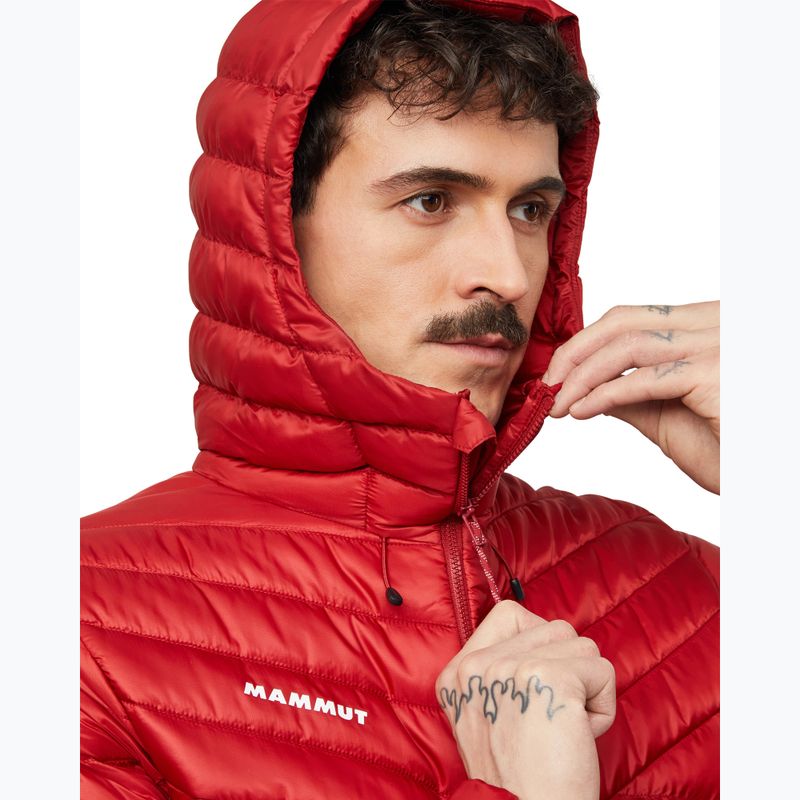 Pánská zateplená bunda Mammut Albula IN Hooded Jacket Men dark mammut red 5