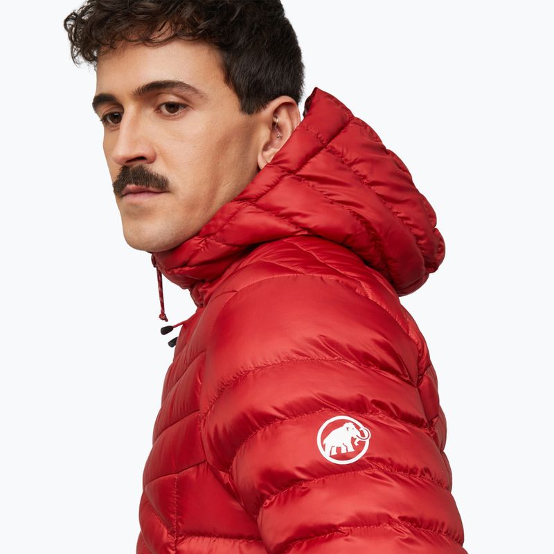 Pánská zateplená bunda Mammut Albula IN Hooded Jacket Men dark mammut red 6