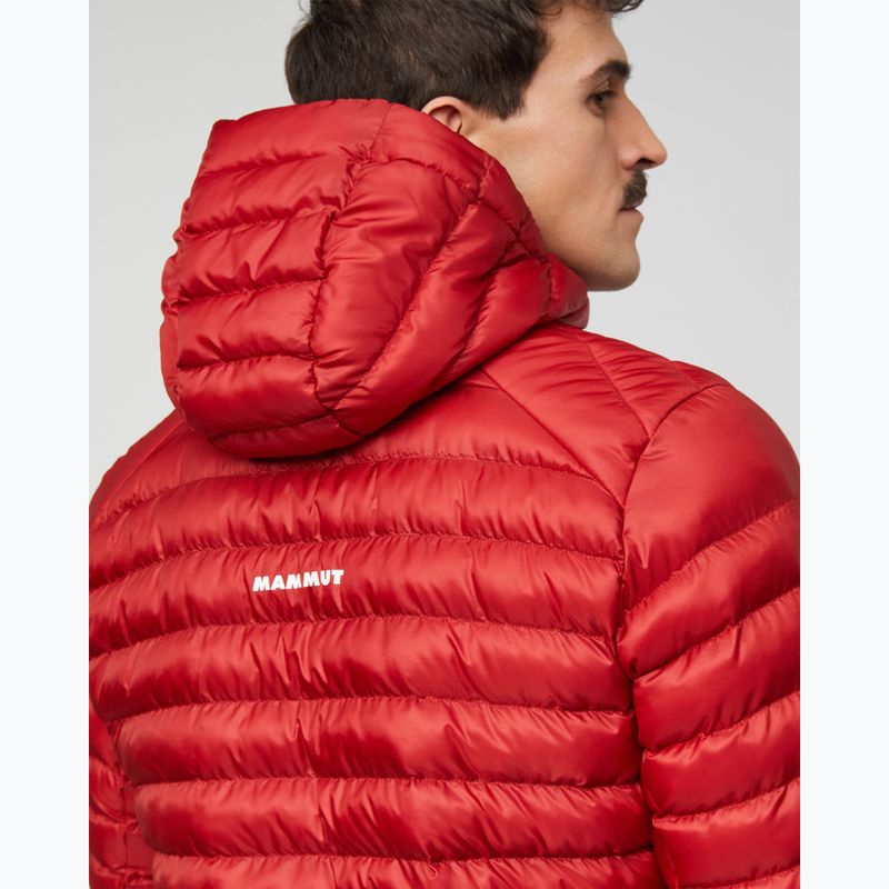Pánská zateplená bunda Mammut Albula IN Hooded Jacket Men dark mammut red 7