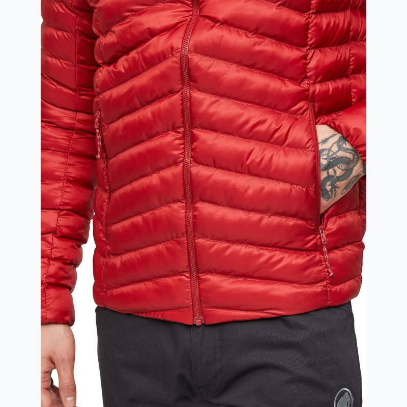 Pánská zateplená bunda Mammut Albula IN Hooded Jacket Men dark mammut red 8