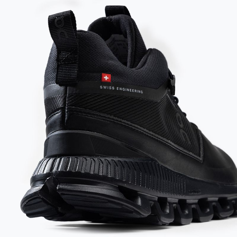 Pánská běžecká obuv ON Cloud Hi Waterproof black 2899674 8
