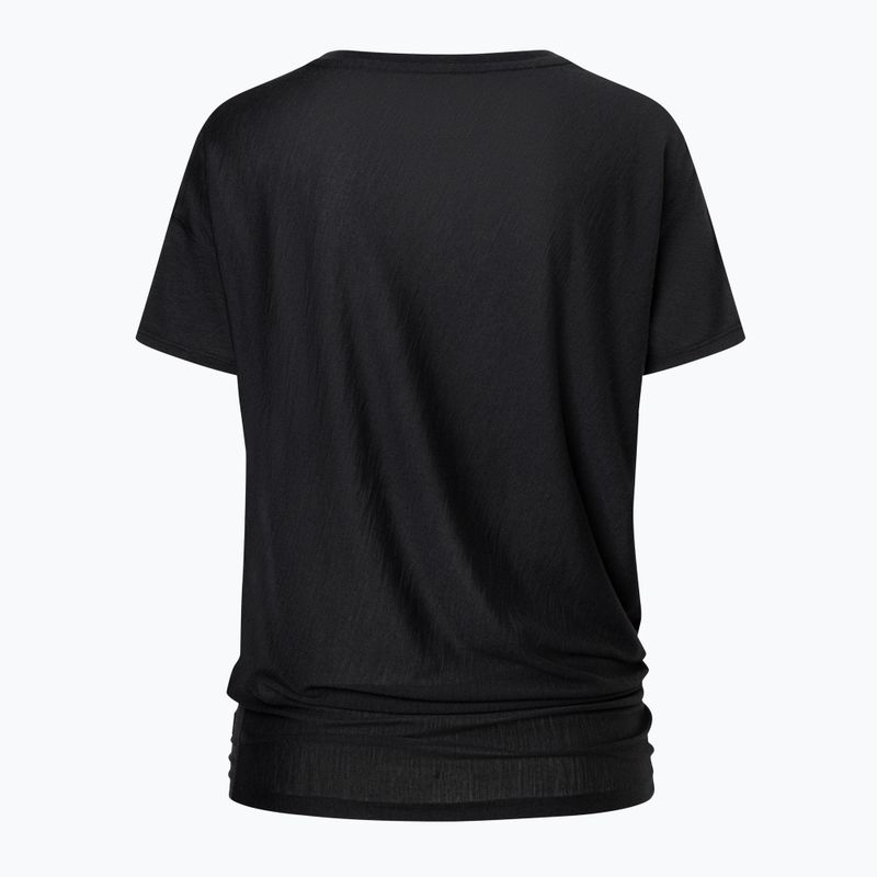 Dámské tričko na jógu super.natural Yoga Loose Tee jet black 4