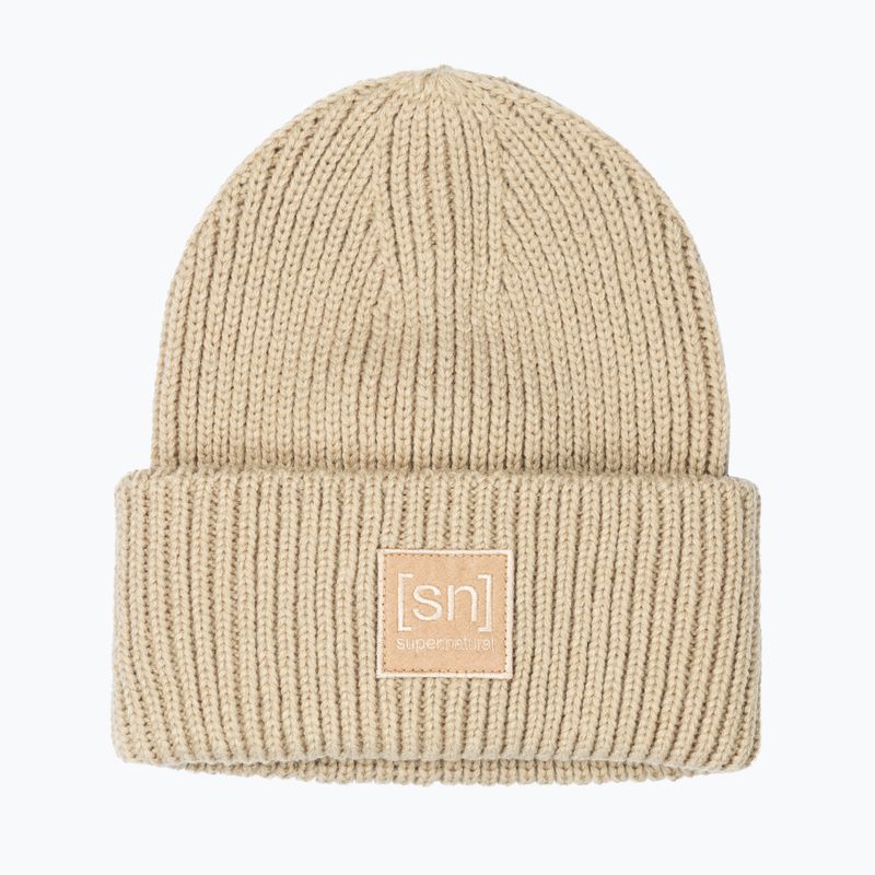 Zimní čepice super.natural KriTeeini Beanie white pepper 2