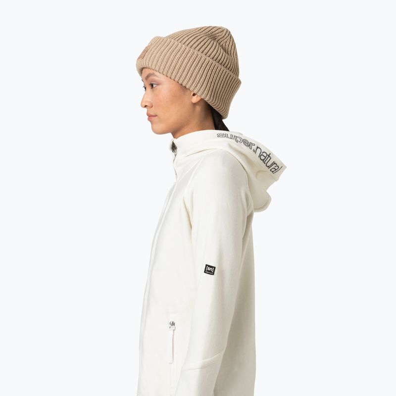 Zimní čepice super.natural KriTeeini Beanie white pepper 4