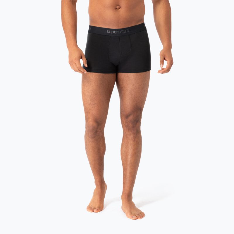 Pánské termo boxerky super.natural Tundra 175 2 páry jet black/jet black 3