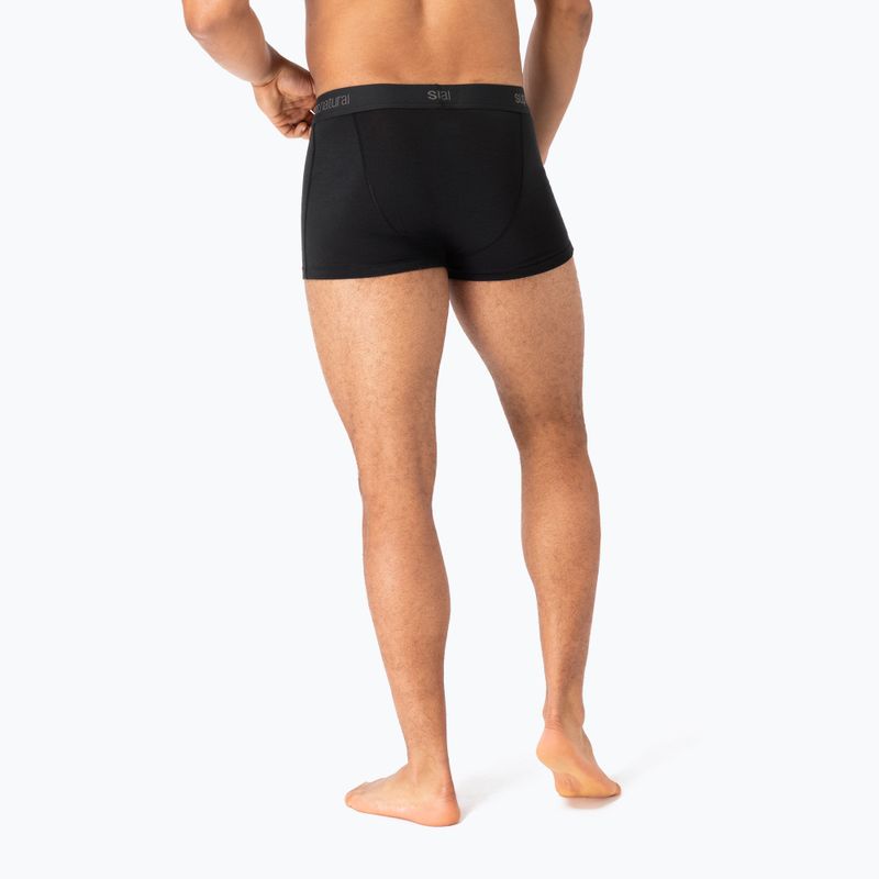 Pánské termo boxerky super.natural Tundra 175 2 páry jet black/jet black 5