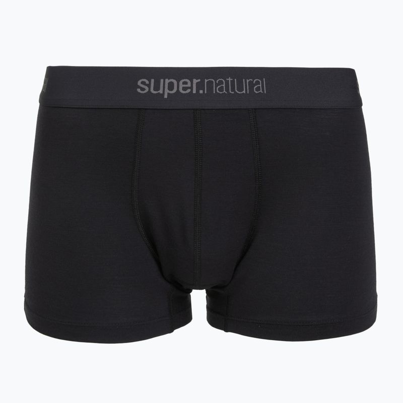 Pánské termo boxerky super.natural Tundra 175 2 páry jet black/jet black 2