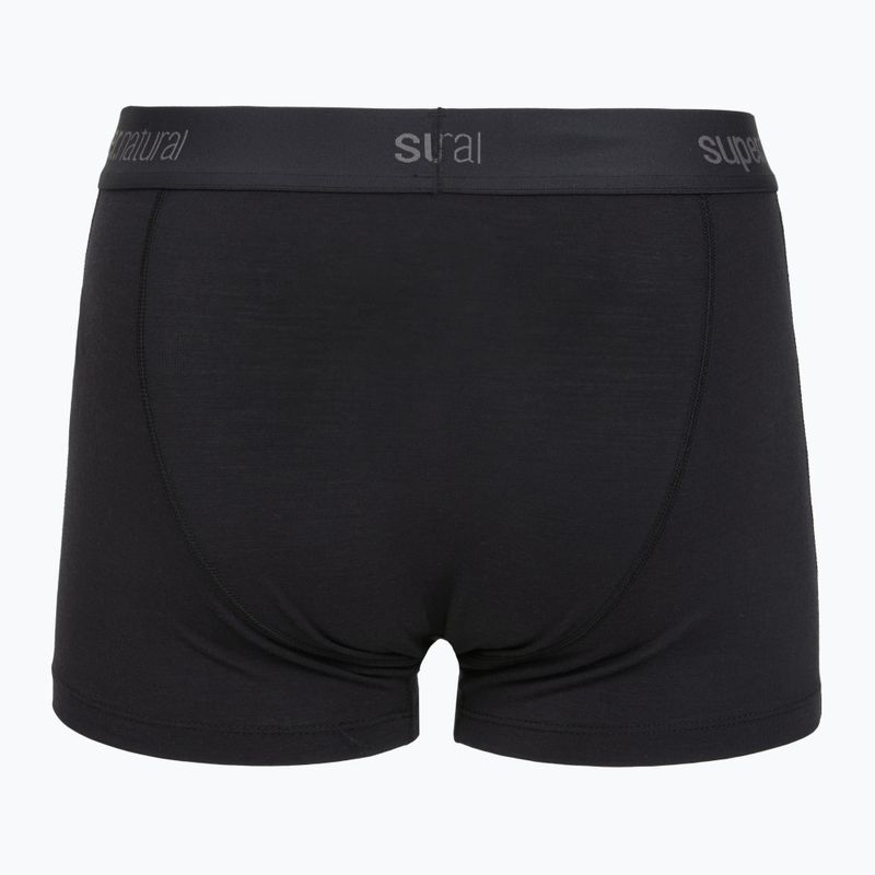 Pánské termo boxerky super.natural Tundra 175 2 páry jet black/jet black 3
