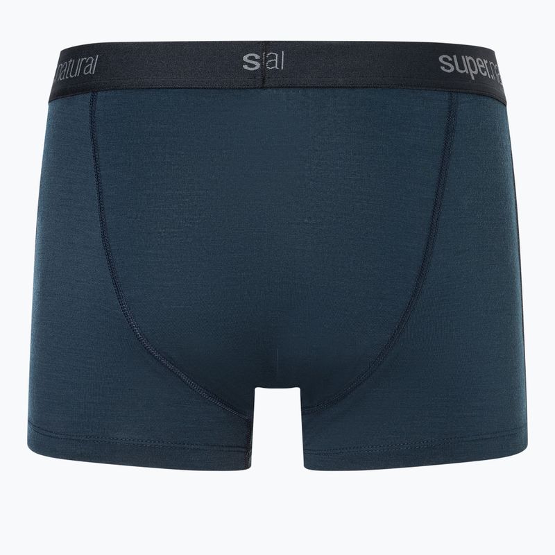 Pánské termo boxerky super.natural Tundra 175 2 páry blueberry/blueberry 2