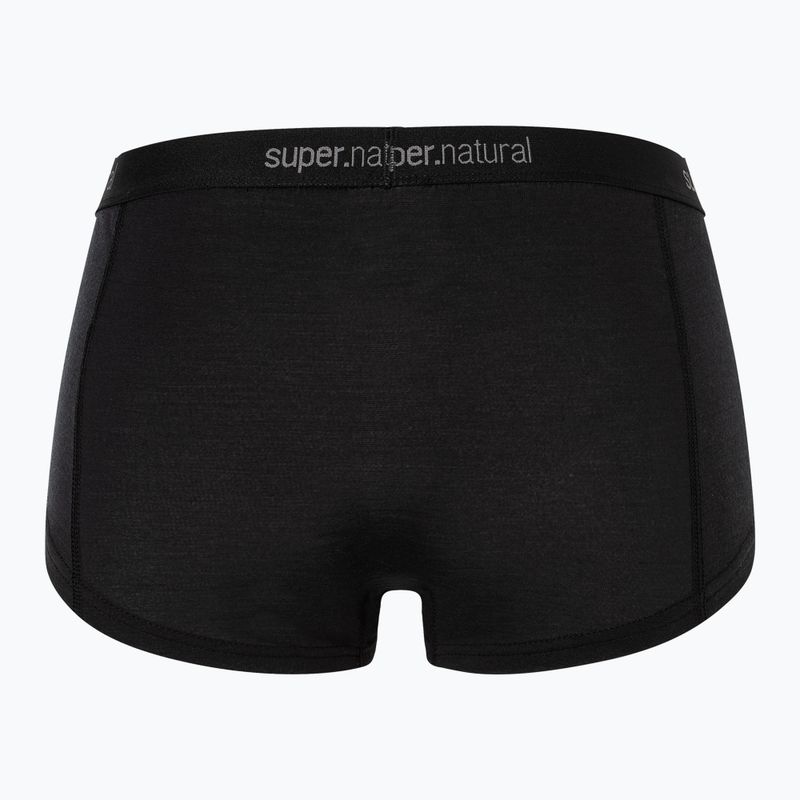 Dámské termo boxerky super.natural Tundra 175 Boyfriend Hipster jet black 2