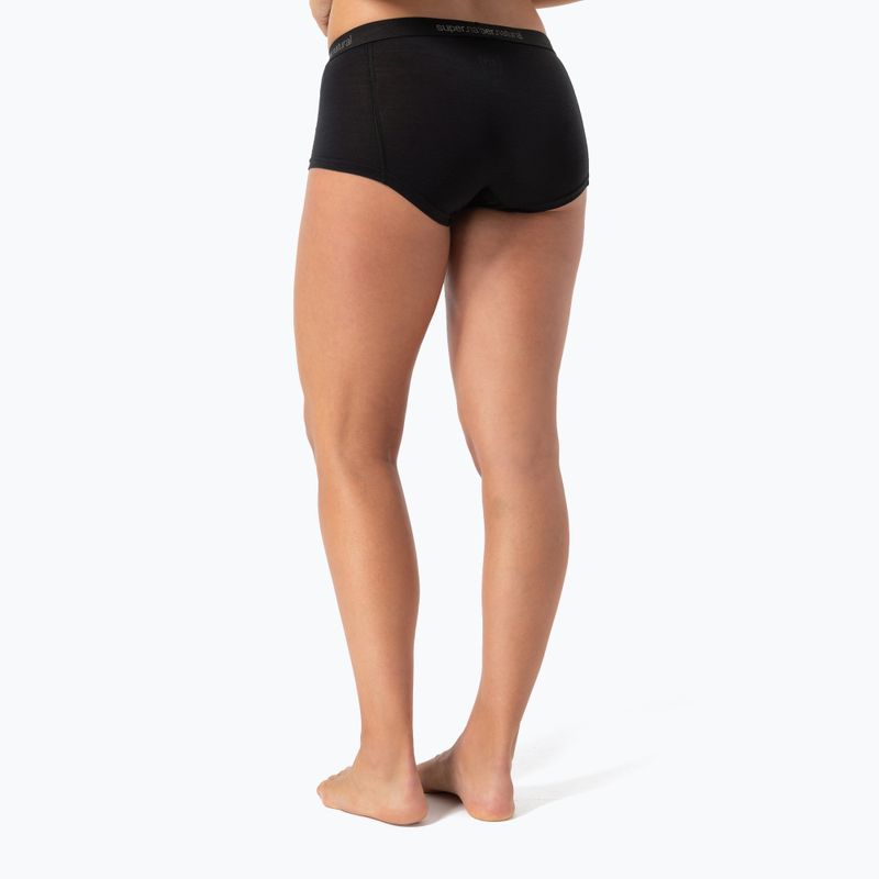 Dámské termo boxerky super.natural Tundra 175 Boyfriend Hipster jet black 5