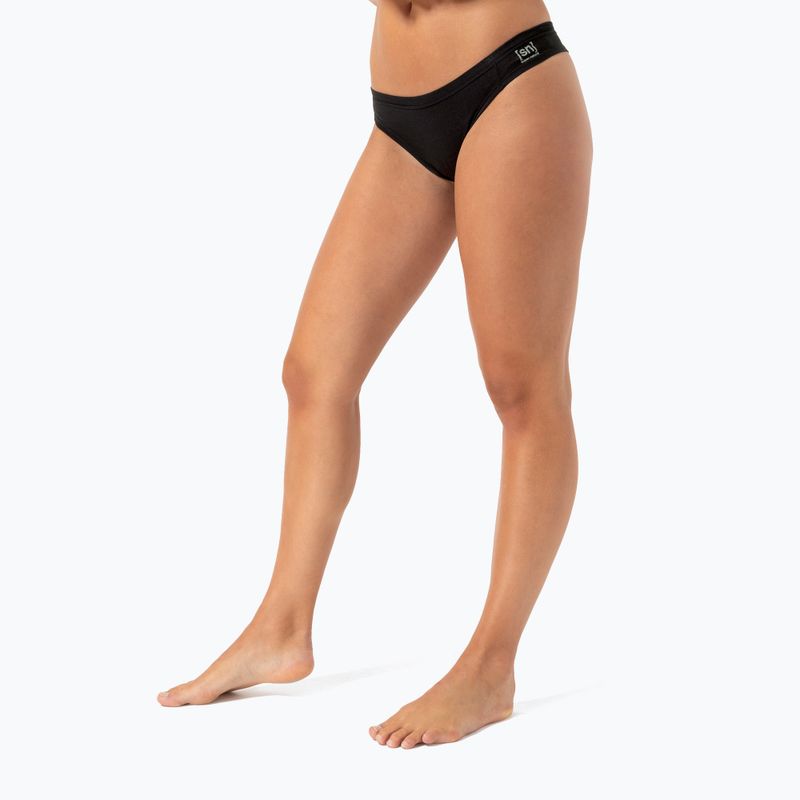 Dámské termoregulační kalhotky super.natural Tundra 175 Thong jet black 3