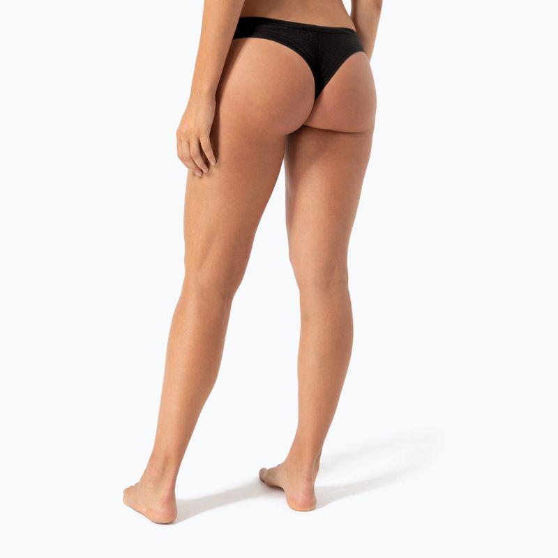 Dámské termoregulační kalhotky super.natural Tundra 175 Thong jet black 5