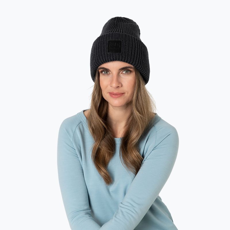 Zimní čepice super.natural KriTeeini Beanie jet black 3