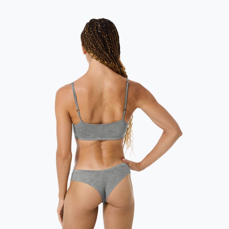Termoaktivní sportovní podprsenka super.natural Cosy Bra cashmere grey melange 3
