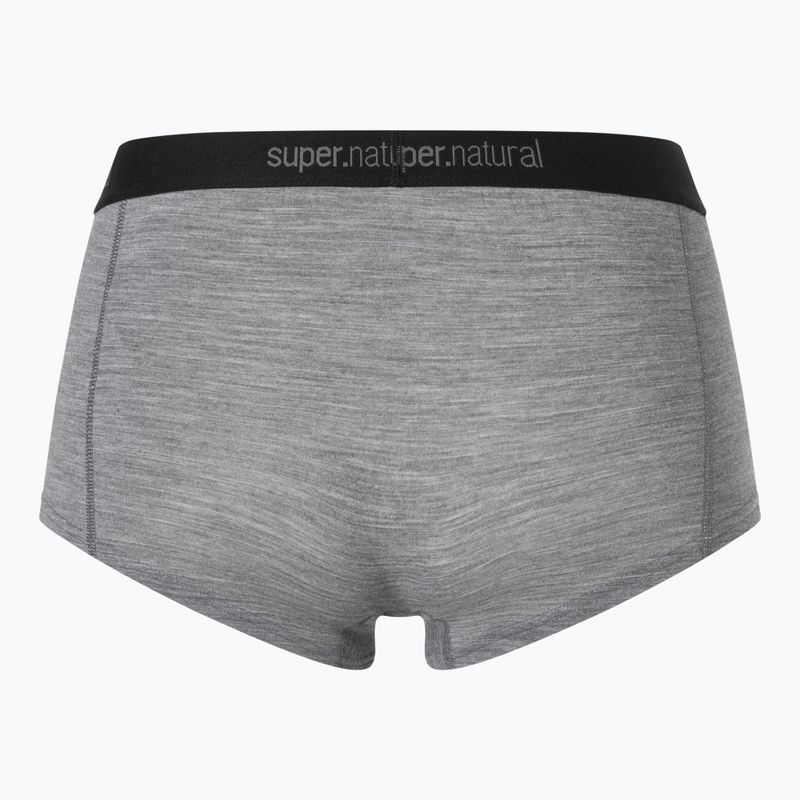 Dámské termo boxerky super.natural Tundra 175 Boyfriend Hipster cashmere grey melange 2