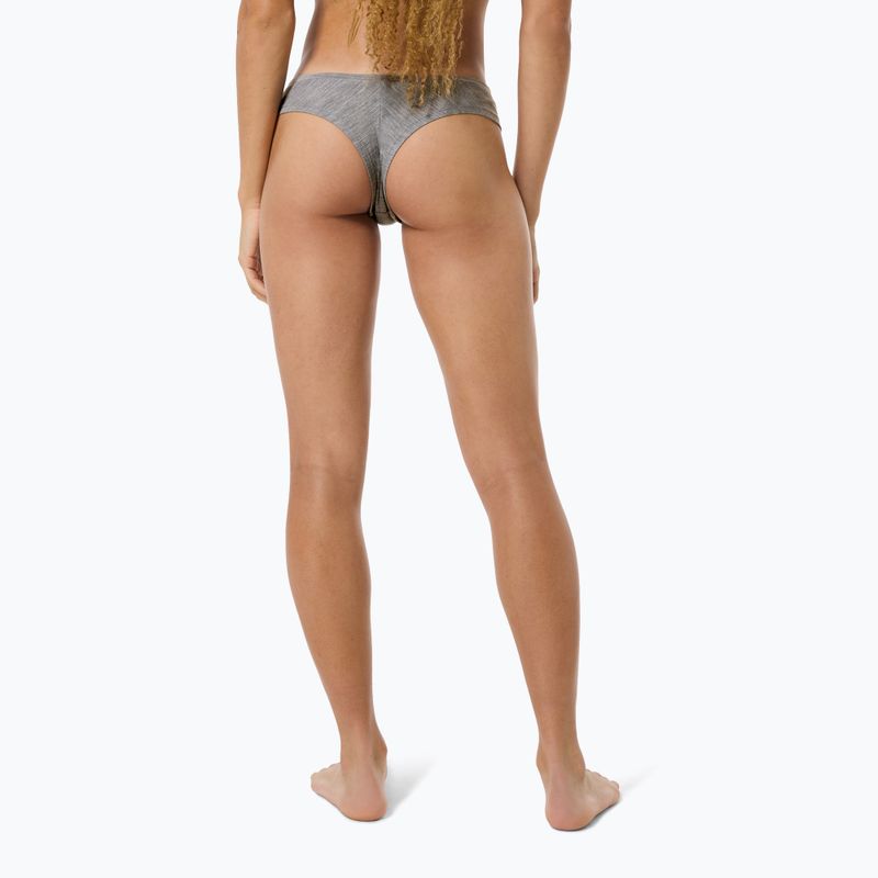 Dámské termoregulační kalhotky super.natural Tundra 175 Thong cashmere grey melange 5
