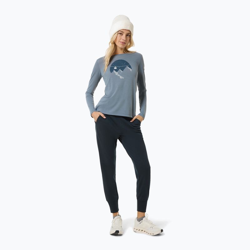 Dámské tričko Longsleeve Super.Natural Gondola flint stone/various 2