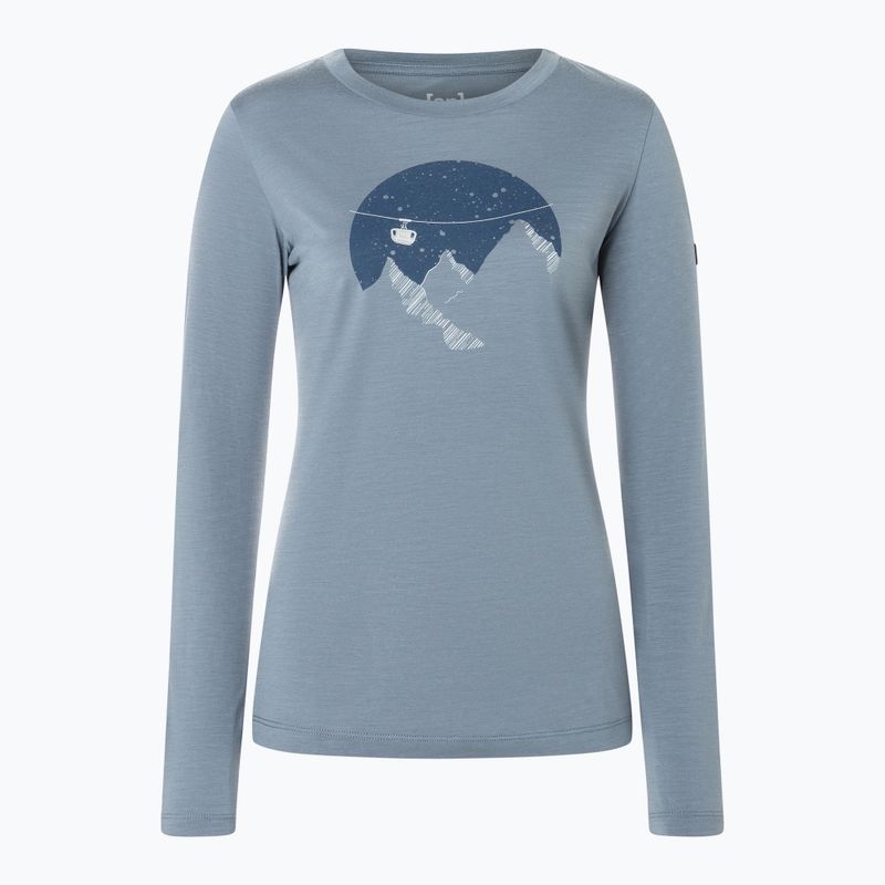 Dámské tričko Longsleeve Super.Natural Gondola flint stone/various 4
