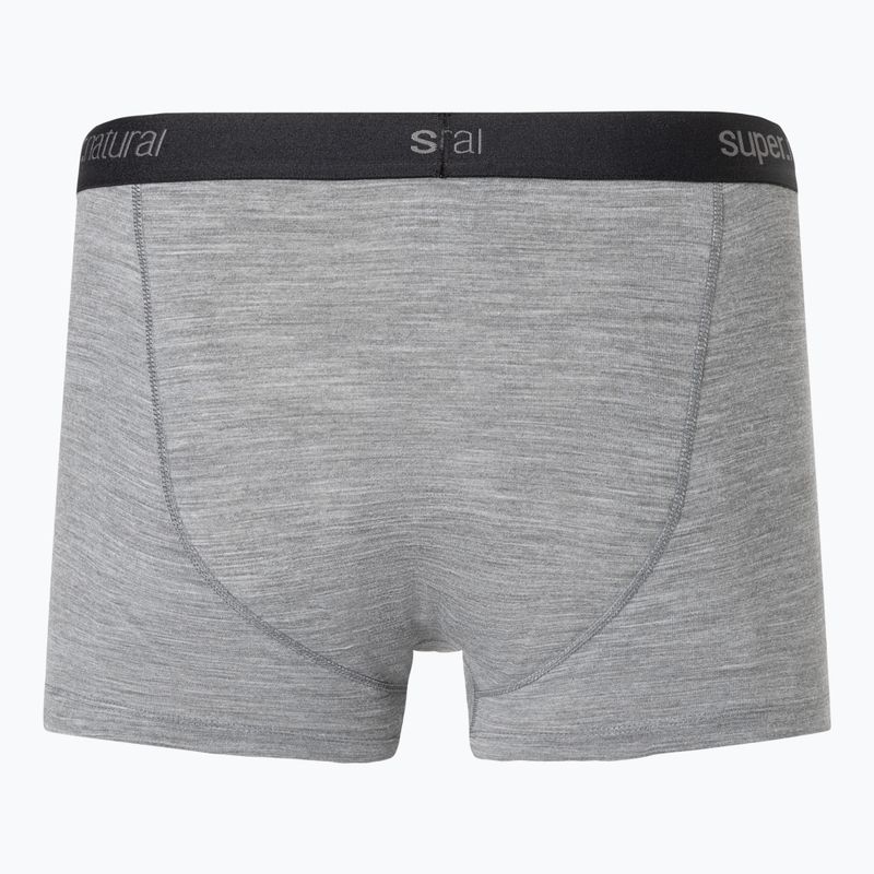 Pánské termo boxerky super.natural Tundra 175 cashmere grey melange 2