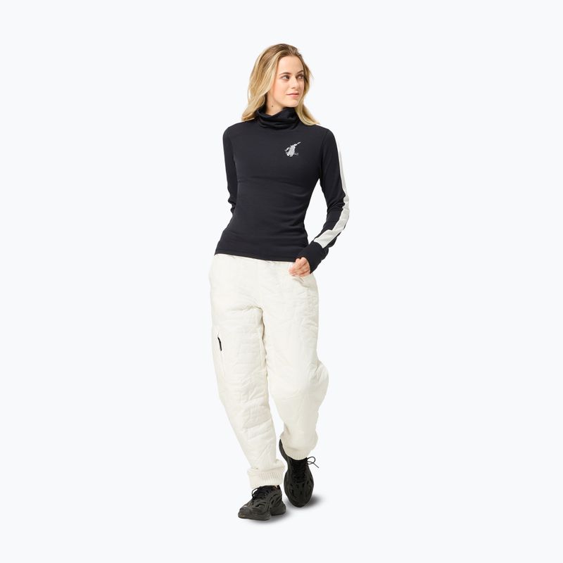 Dámský svetr super.natural Bunny Roll Neck jet black/f.white/various/eucalyptus gl 2