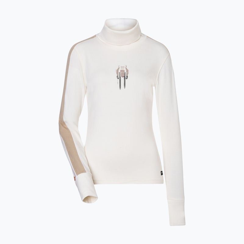 Dámský svetr Super.Natural Racing Team Roll Neck fresh white / w. pepper / various 5