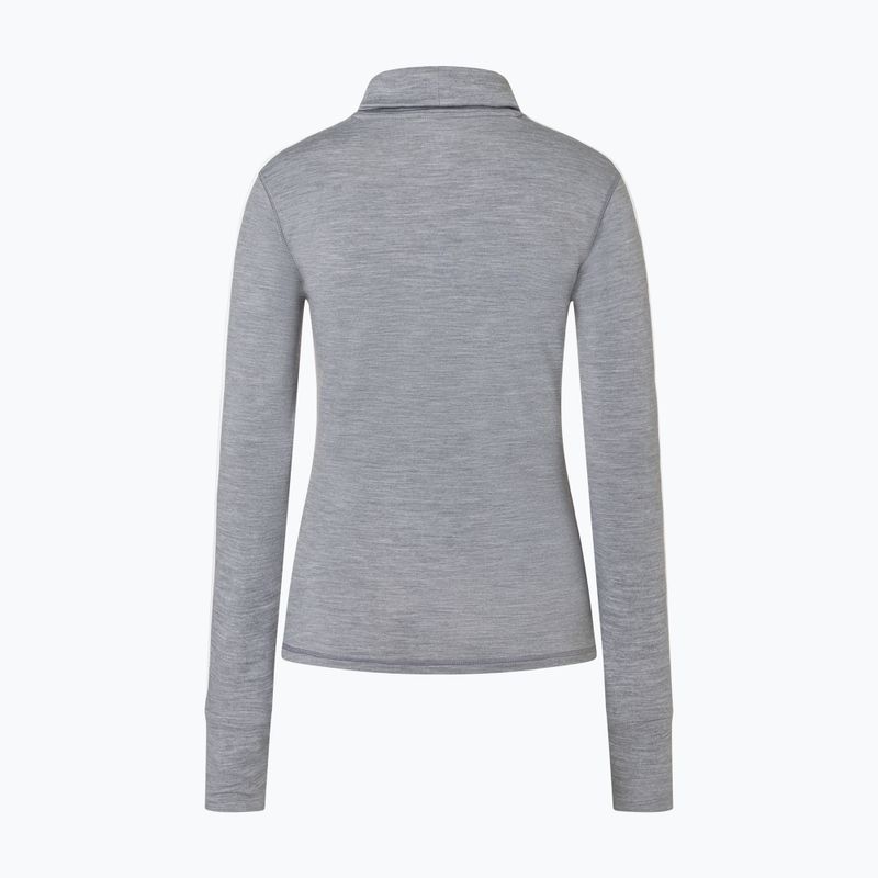 Dámský svetr Super.Natural Freeride Roll Neck cashmere grey melange / f. white / f. white 5