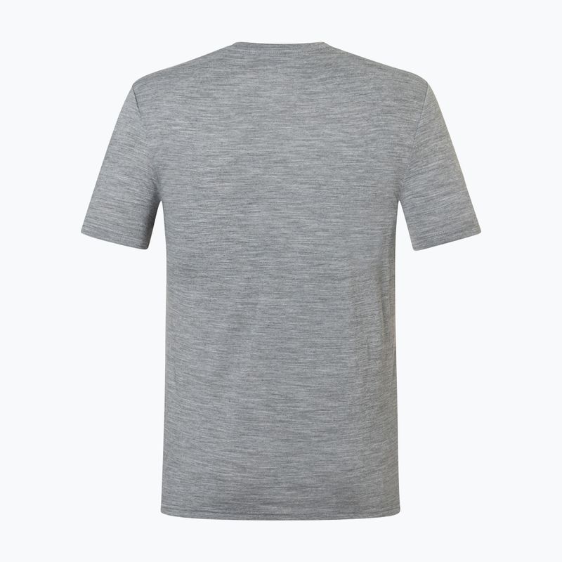 Pánské tričko na lezení super.natural Gogeanie cashmere grey melange/various 5