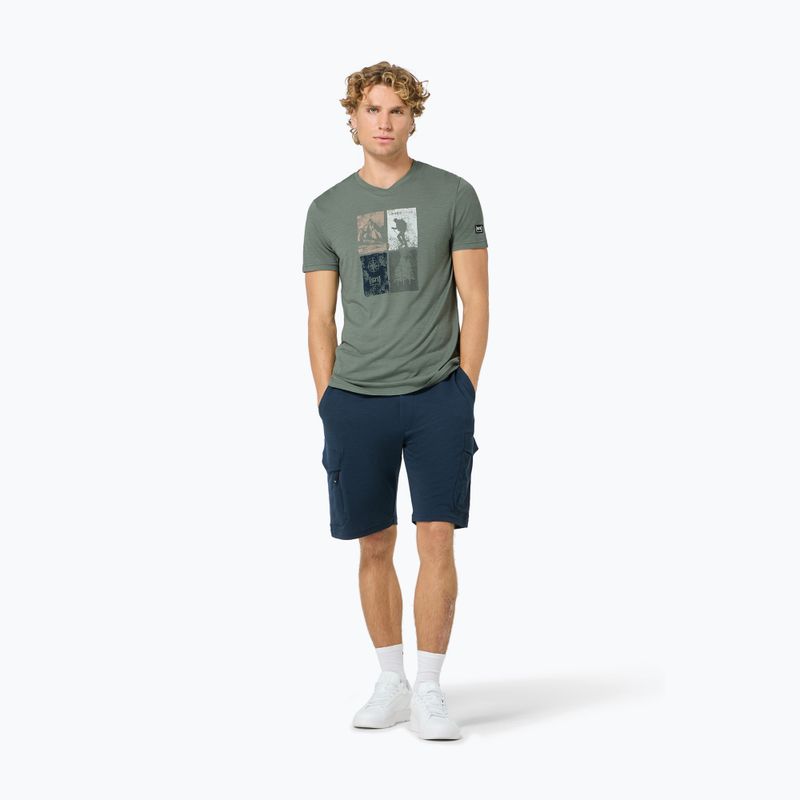 Pánské tričko na lezení Super.Natural Go Hiking Tee eucalyptus/various 2