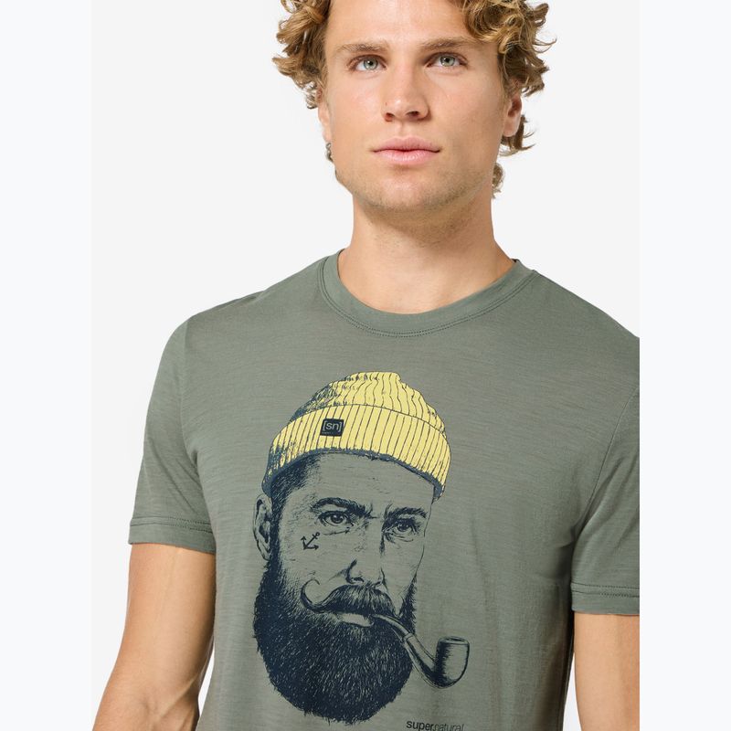 Pánské tričko na lezení Super.Natural Sailor Tee eucalyptus/blueberry/aspen gold 3