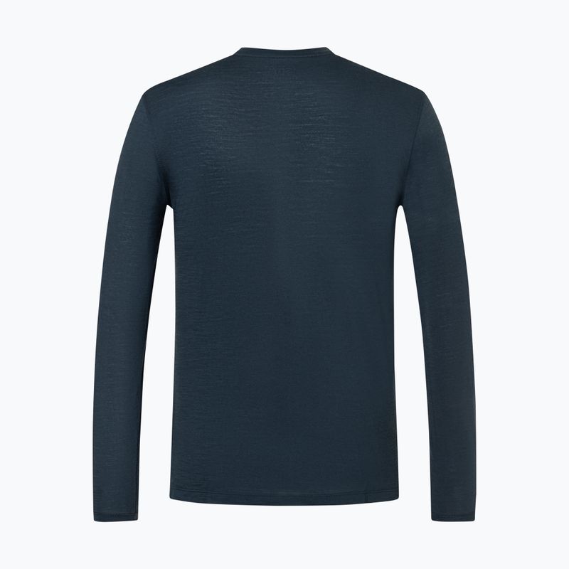 Pánské tričko Longsleeve super.natural Bike Enthusiast blueberry/various 5