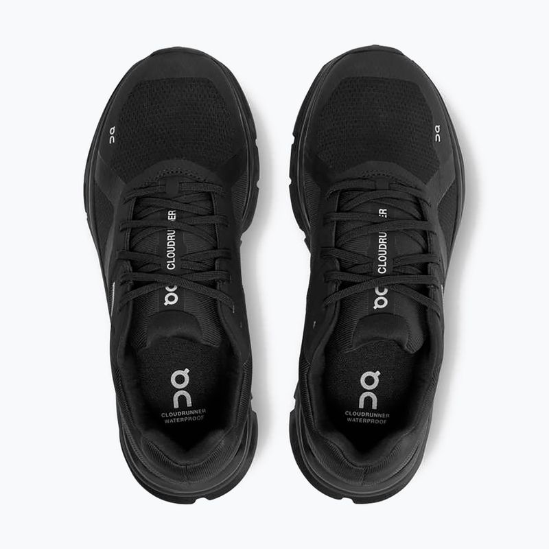 Pánské běžecké boty On Cloudrunner Waterproof černé 5298639 14