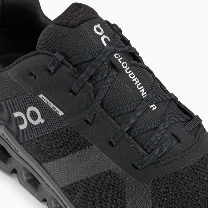 Pánské běžecké boty On Cloudrunner Waterproof černé 5298639 8