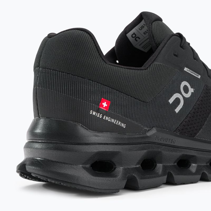 Pánské běžecké boty On Cloudrunner Waterproof černé 5298639 9