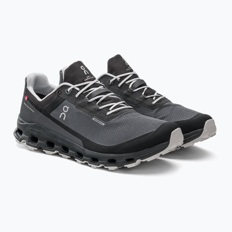 Pánská běžecká obuv ON Cloudvista Waterproof black 7498571 4