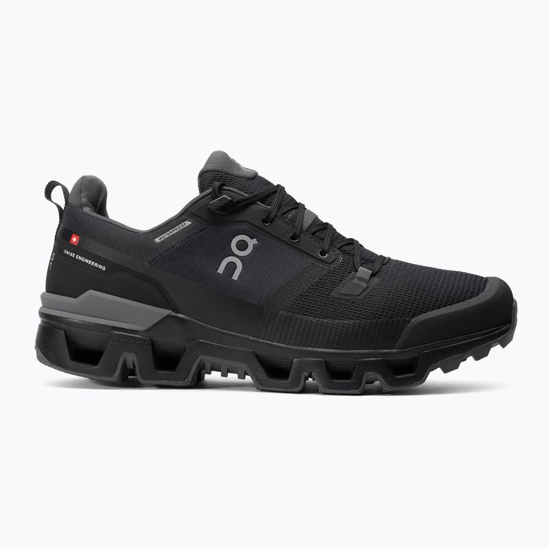 Pánské trekové boty On Cloudwander Waterproof black/eclipse 7398606 2