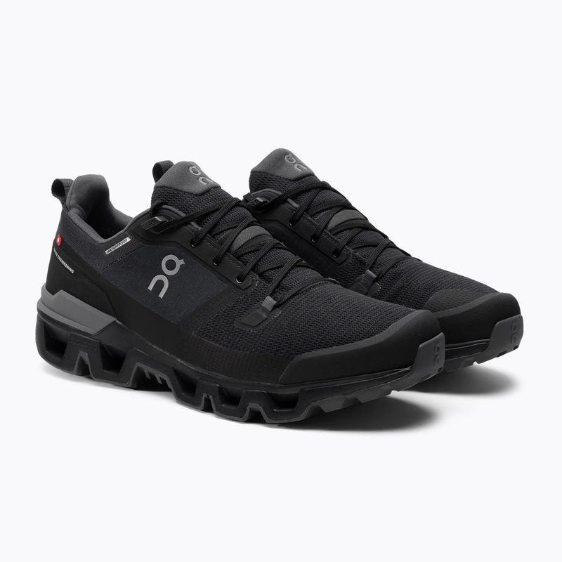Pánské trekové boty On Cloudwander Waterproof black/eclipse 7398606 5