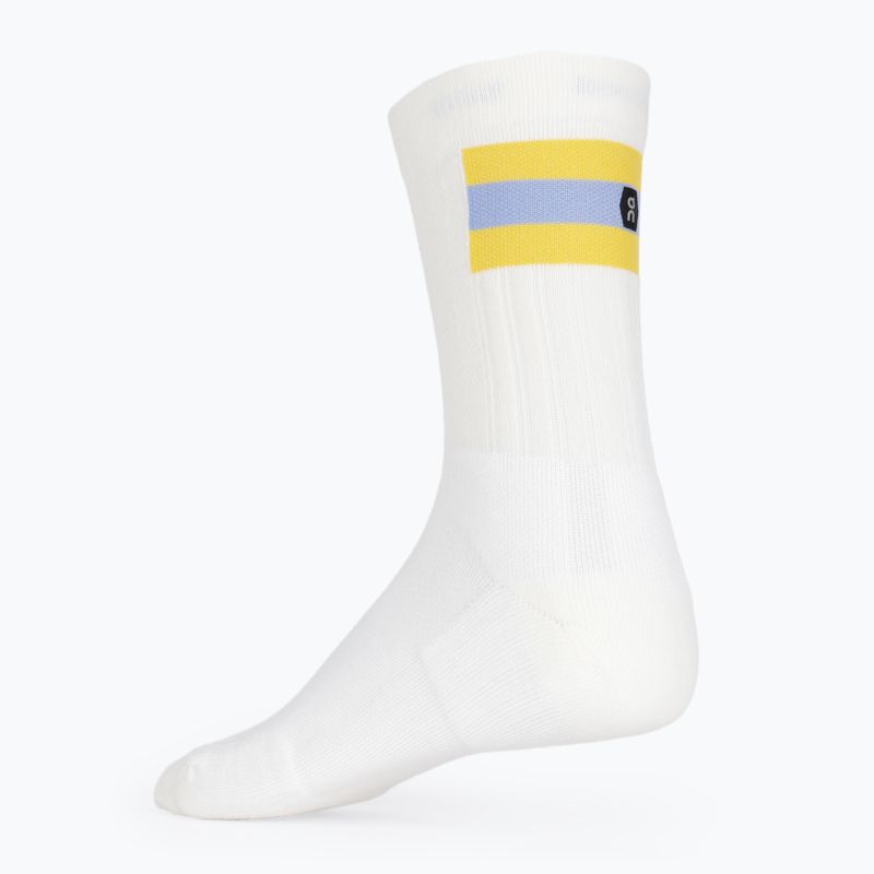 Pánské ponožky On Running Tennis white/mustard 2