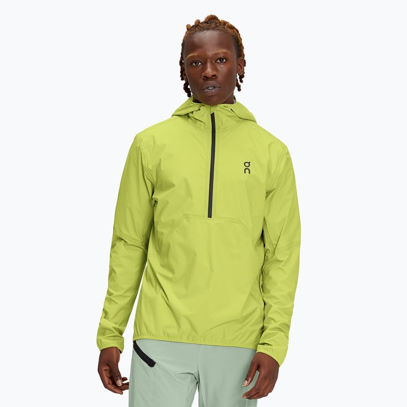 Pánská běžecká bunda On Running Waterproof Anorak zest