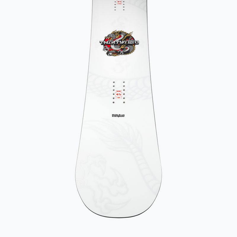 Pánský snowboard ThirtyTwo T32M Carbon white 6