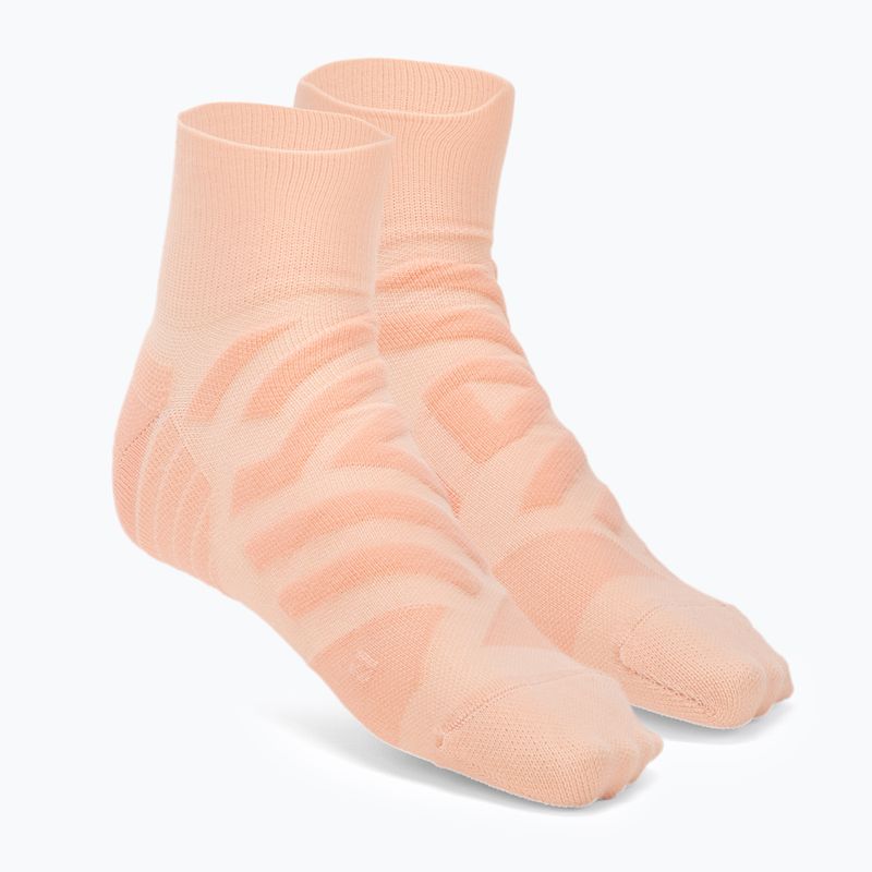 Dámské běžecké ponožky On Running Performance Mid rose/flamingo