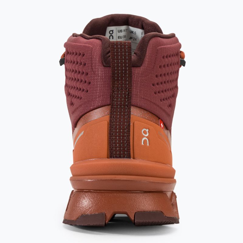 Dámské trekové boty On Running Cloudrock 2 Waterproof beet/auburn 6