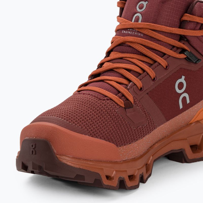 Dámské trekové boty On Running Cloudrock 2 Waterproof beet/auburn 7