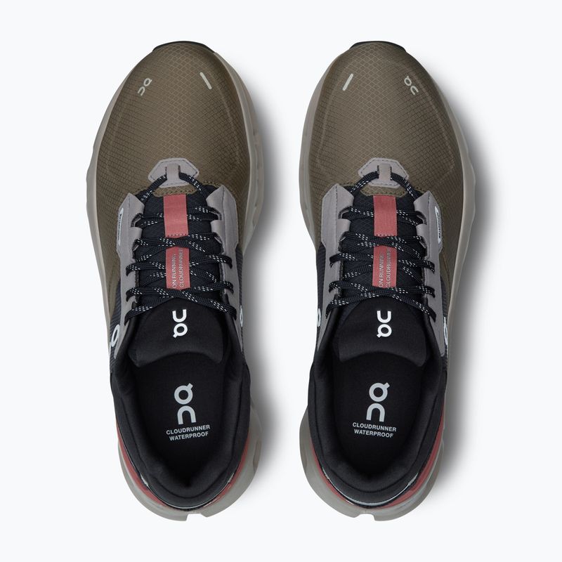 Pánské běžecké boty  On Running Cloudrunner 2 Waterproof olive/mahogany 6