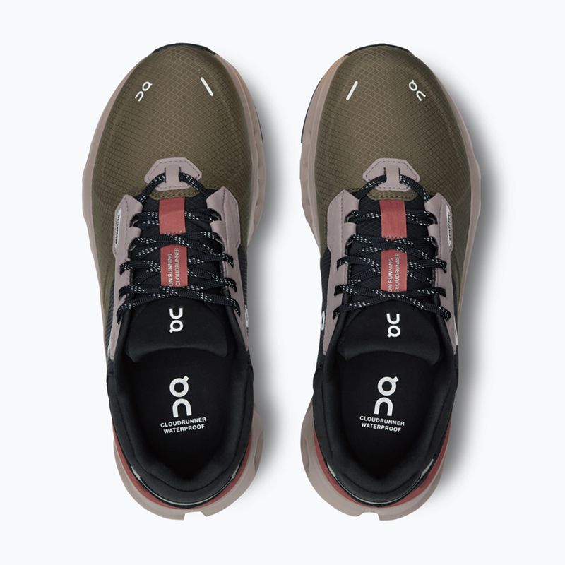 Dámské běžecké boty  On Cloudrunner 2 Waterproof olive/mahogany 13