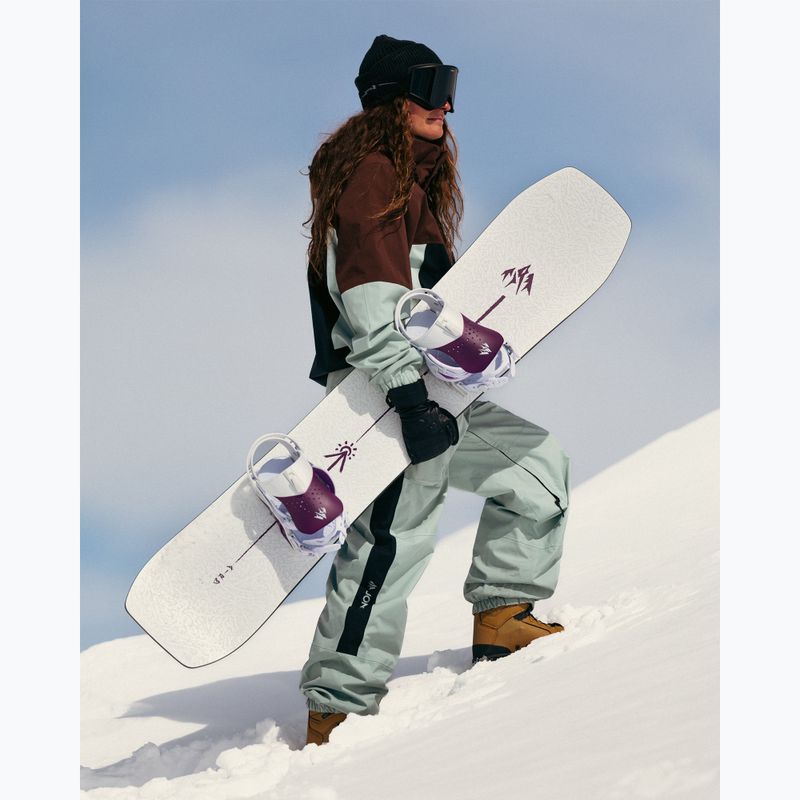 Dámské snowboardové vázání Jones Aurora deep purple white 6