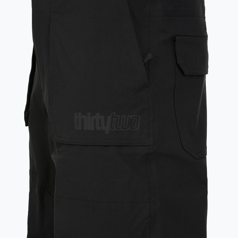 Pánské snowboardové kalhoty ThirtyTwo Basement Bib black 4